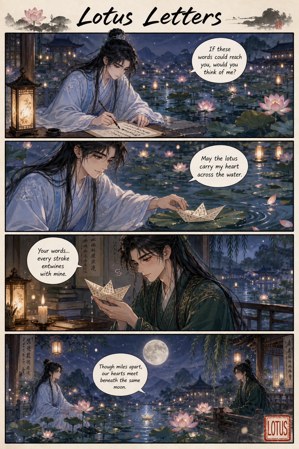 Lotus Letters — community sample published on Manhua Maker
